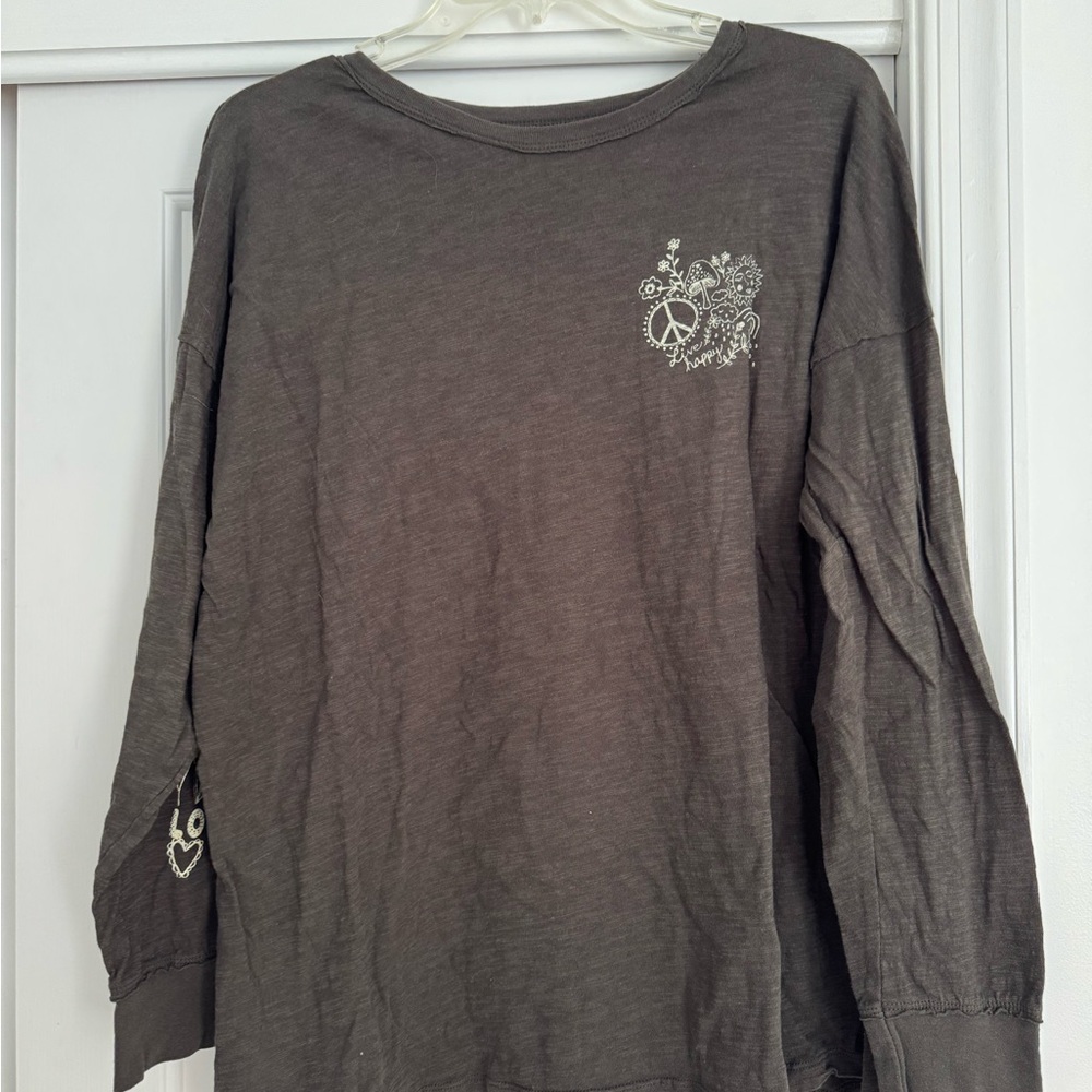 NATURAL LIFE Brown Cotton Shirt